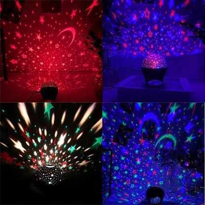 Lush™ RGB Galaxy Moon Projector