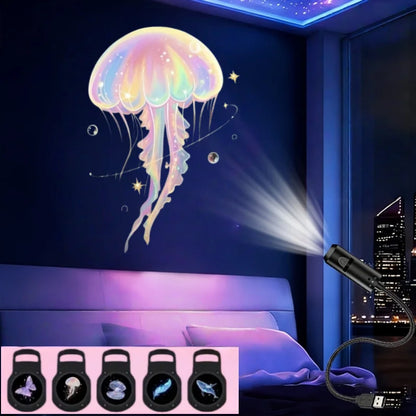 Lush™Whale & Butterfly Pattern Night Projector