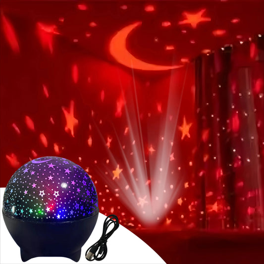 Lush™Galaxy Strobe Moon Projector