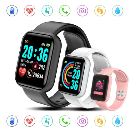 Lush™Bluetooth Smart Watches Waterproof Fitness heartrate monitor