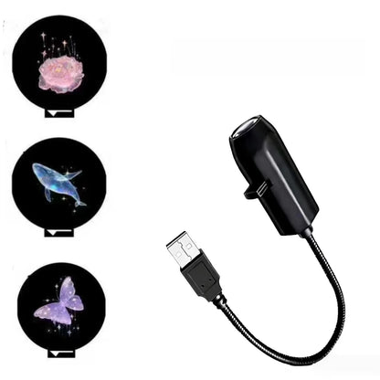 Lush™Whale & Butterfly Pattern Night Projector