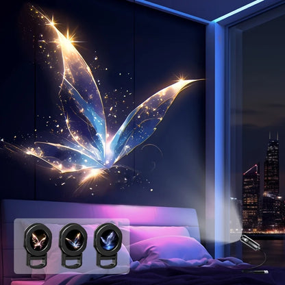 Lush™Whale & Butterfly Pattern Night Projector