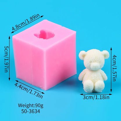 Lush™ 3D Bear Silicone Mould