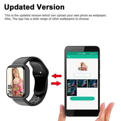 Lush™Bluetooth Smart Watches Waterproof Fitness heartrate monitor