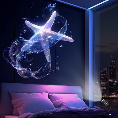 Lush™Whale & Butterfly Pattern Night Projector