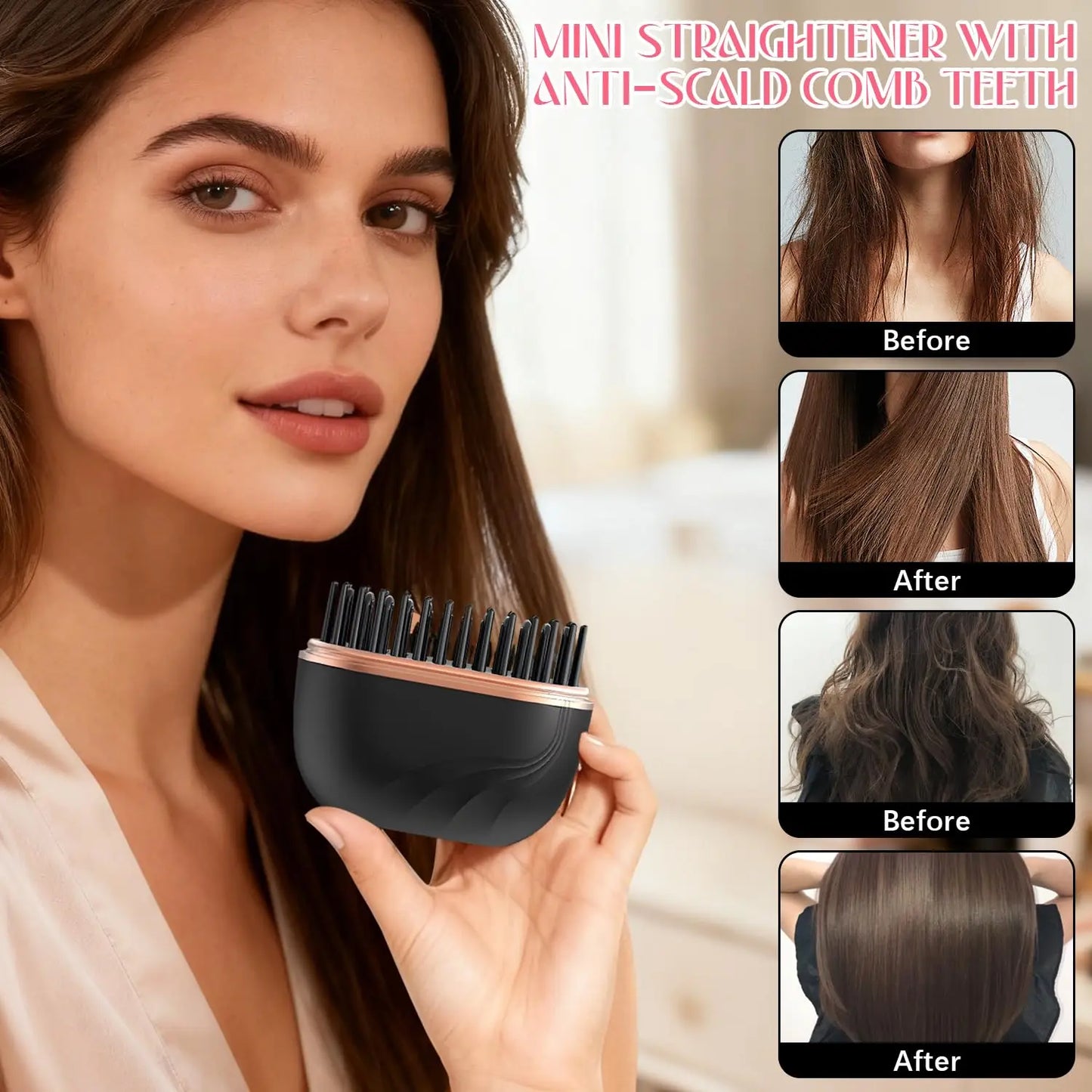 Lush™Mini Portable Hair Straightener
