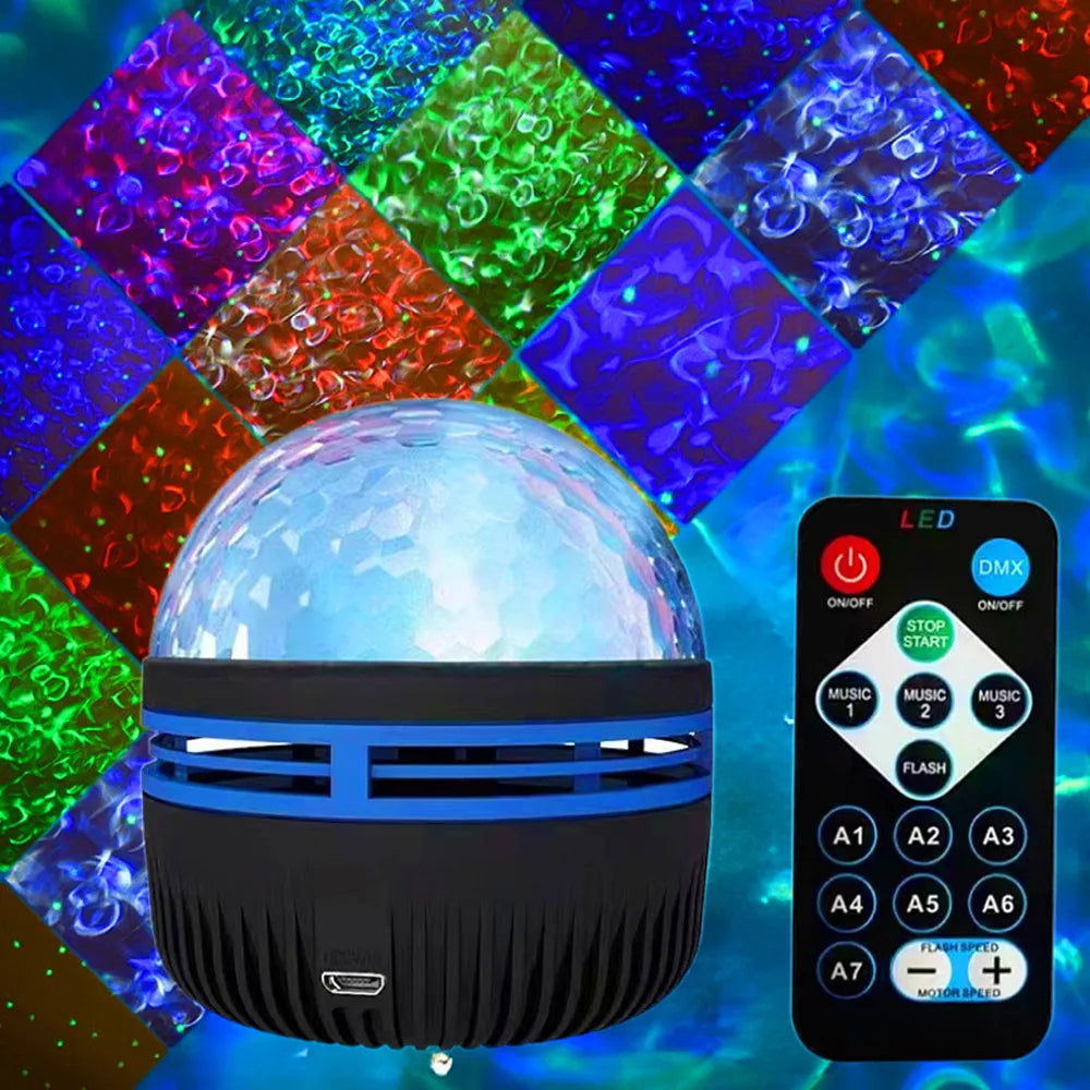 Lush™RGB Galaxy Aurora Projector