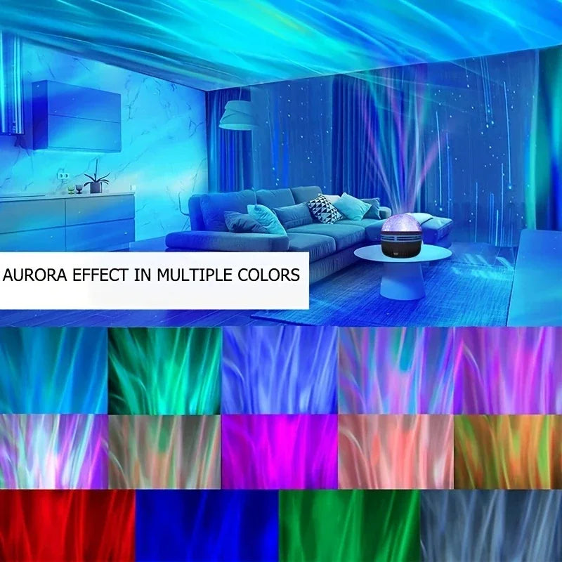 Lush™RGB Galaxy Aurora Projector