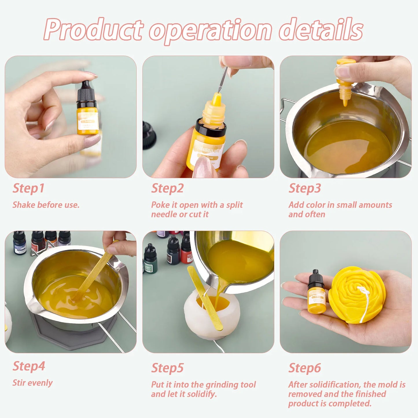 Lush™Liquid Candle Dye & Soap Colourant